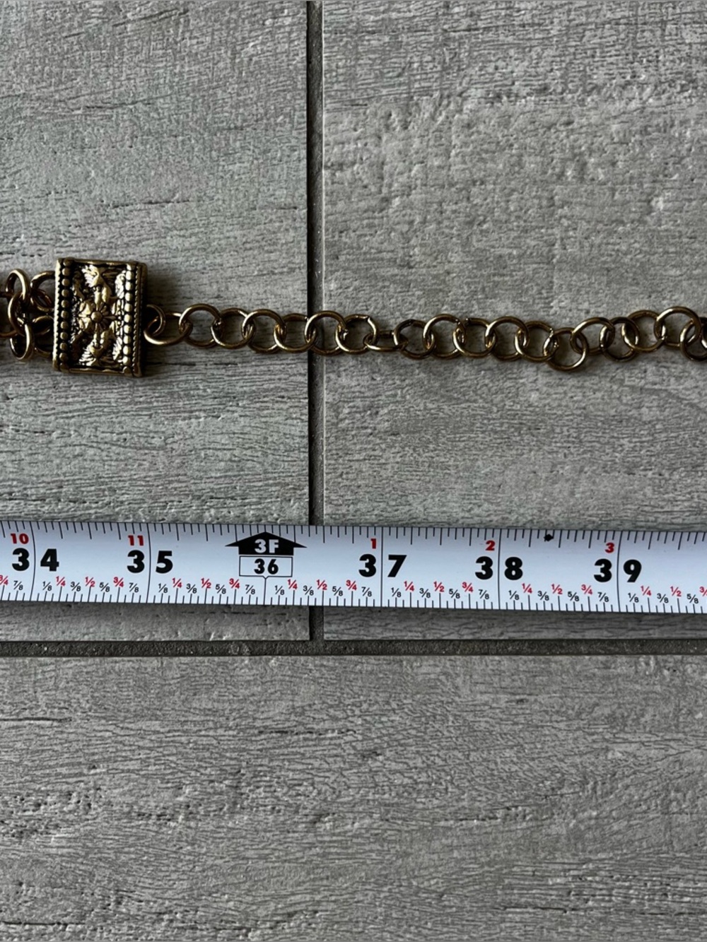 Zara Gold Chain Belt - Picture 15 of 15